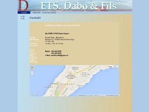 Website von ETS Dabo & Fils